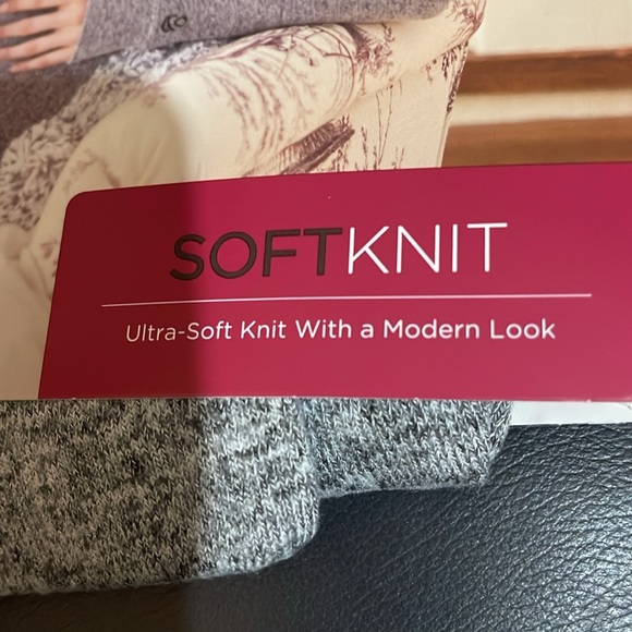 Cuddl Duds Gray SoftKnit Legging NEW SMALL - Picture 3 of 5